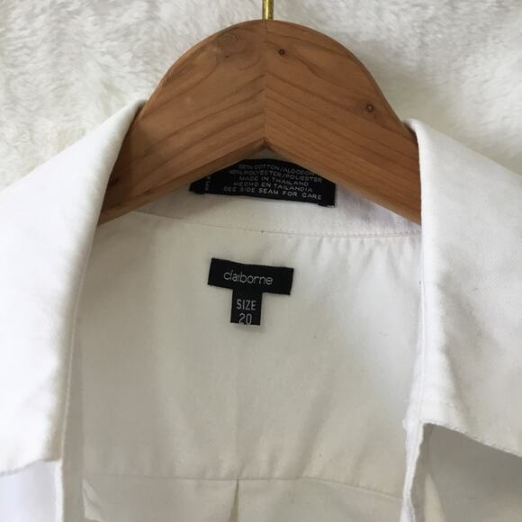 Claiborne White Boy Classic Button Shirt - Picture 3 of 16